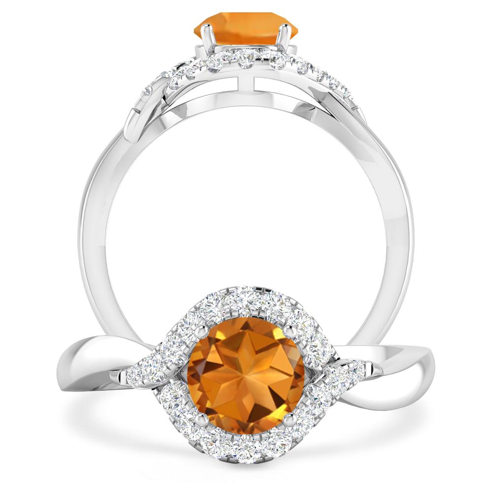 White Gold - Citrine