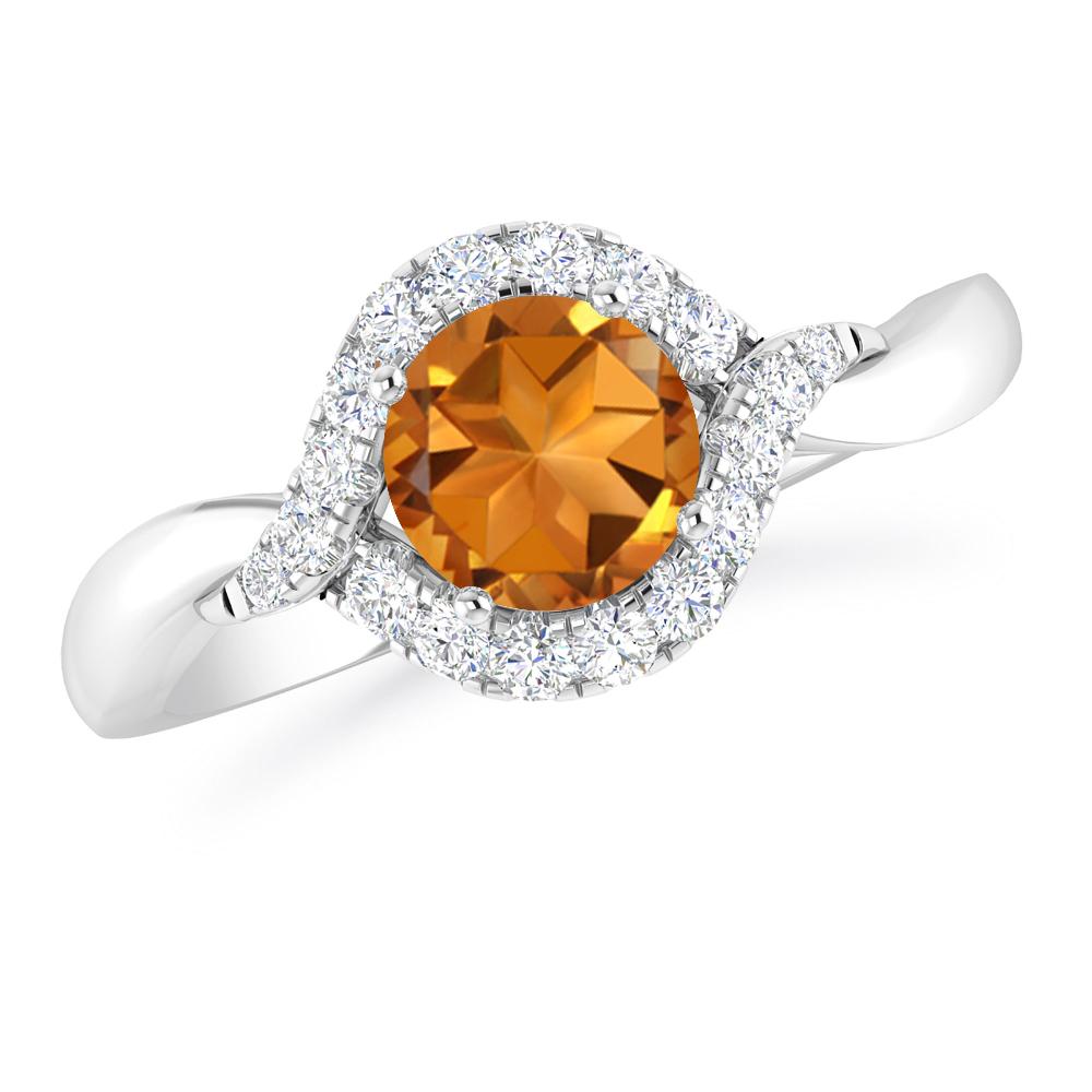 White Gold - Citrine