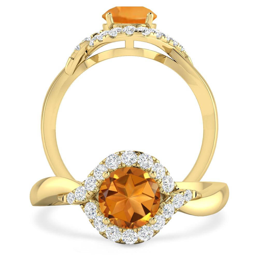 Yellow Gold - Citrine