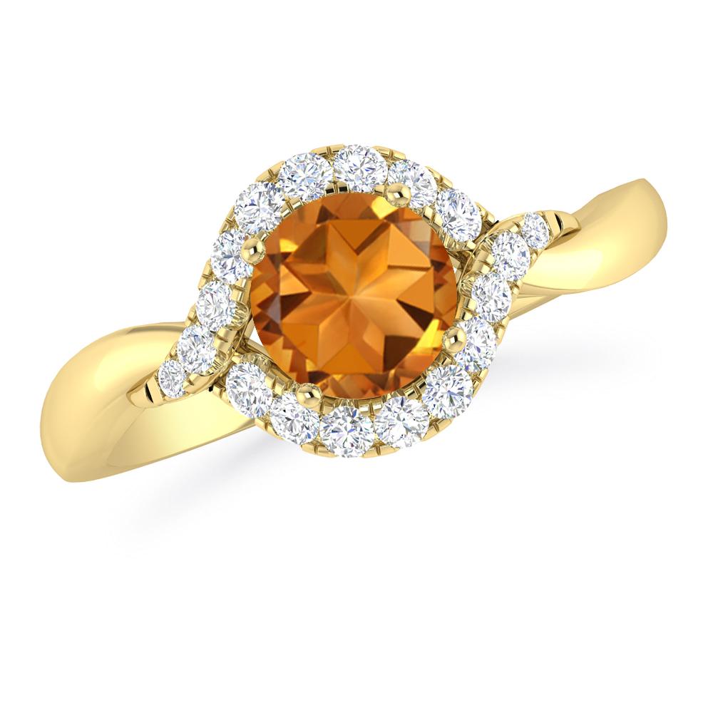 Yellow Gold - Citrine