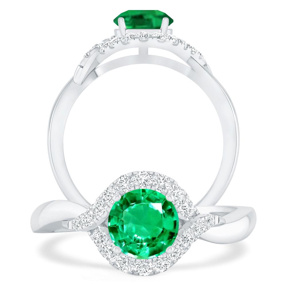 White Gold - Emerald