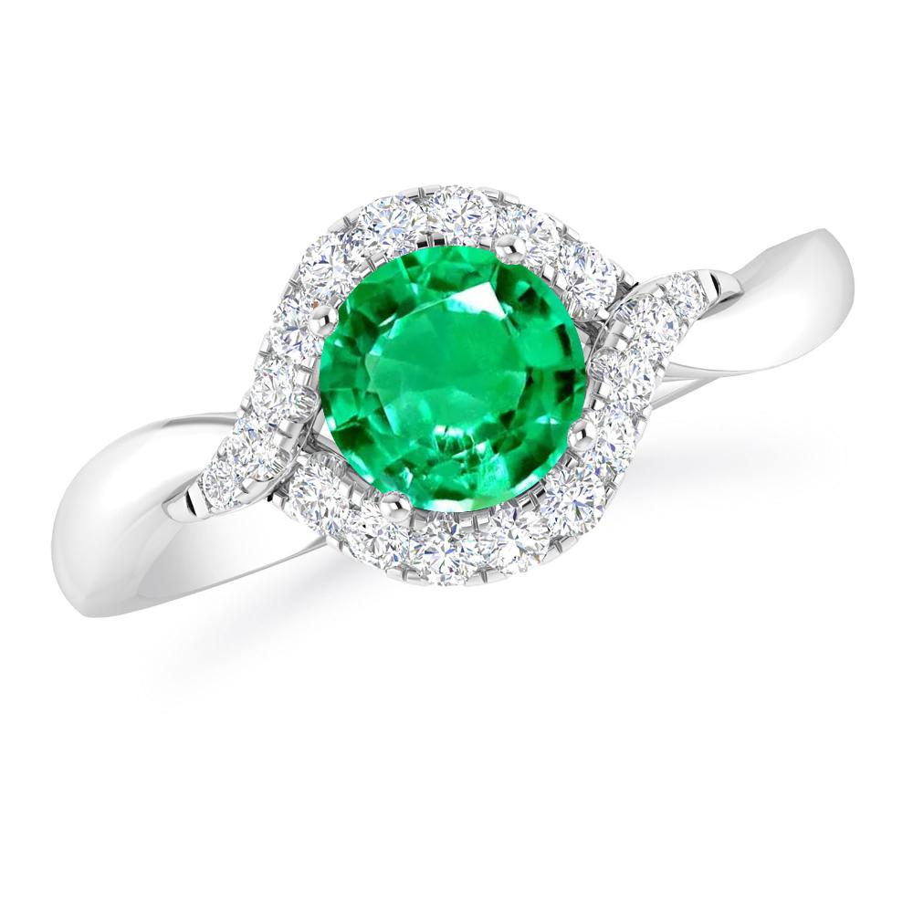 White Gold - Emerald