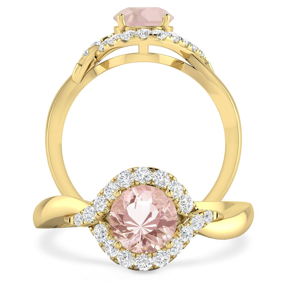 Yellow Gold - Morganite