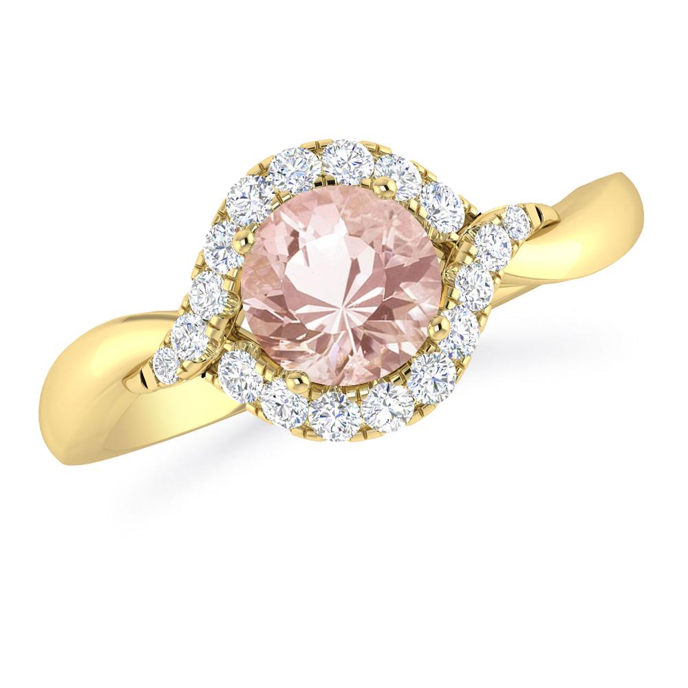 Yellow Gold - Morganite