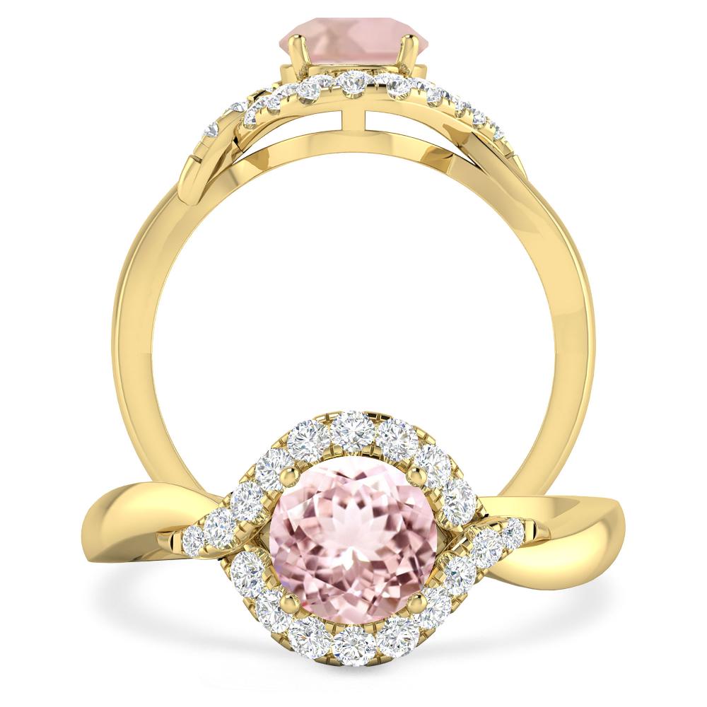 Yellow Gold - Morganite