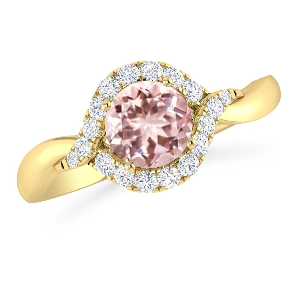 Yellow Gold - Morganite