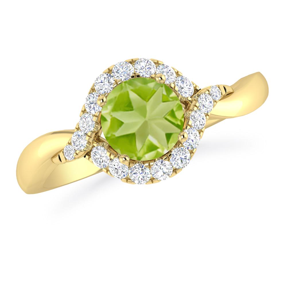 Yellow Gold - Peridot