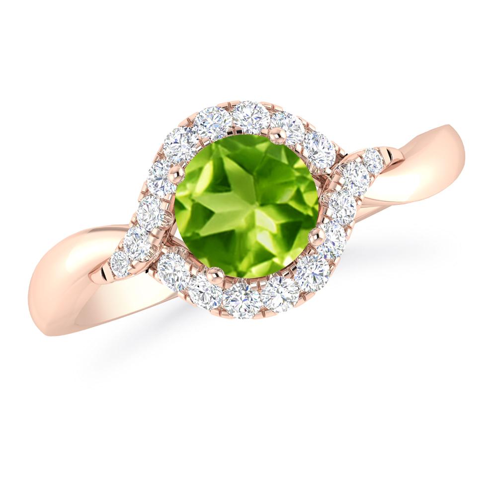 Rose Gold - Peridot