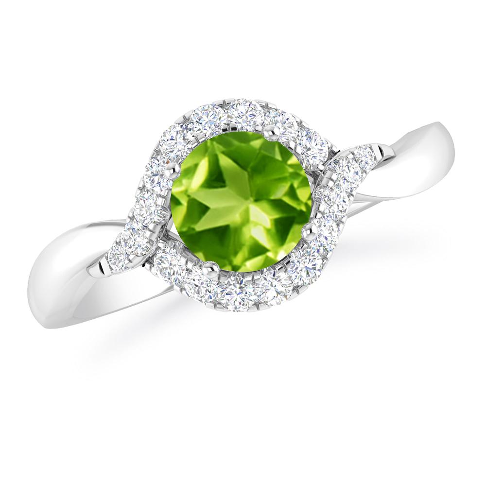 White Gold - Peridot