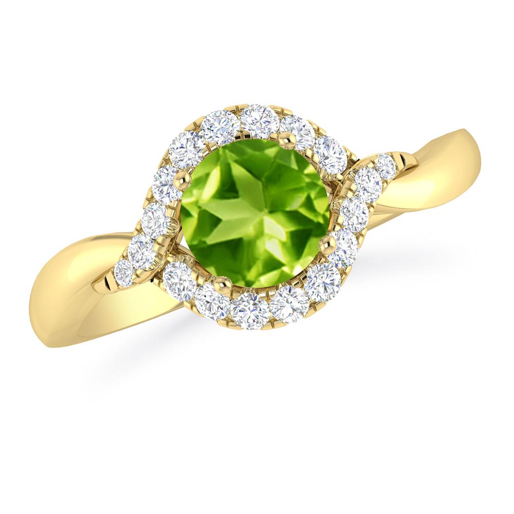 Yellow Gold - Peridot