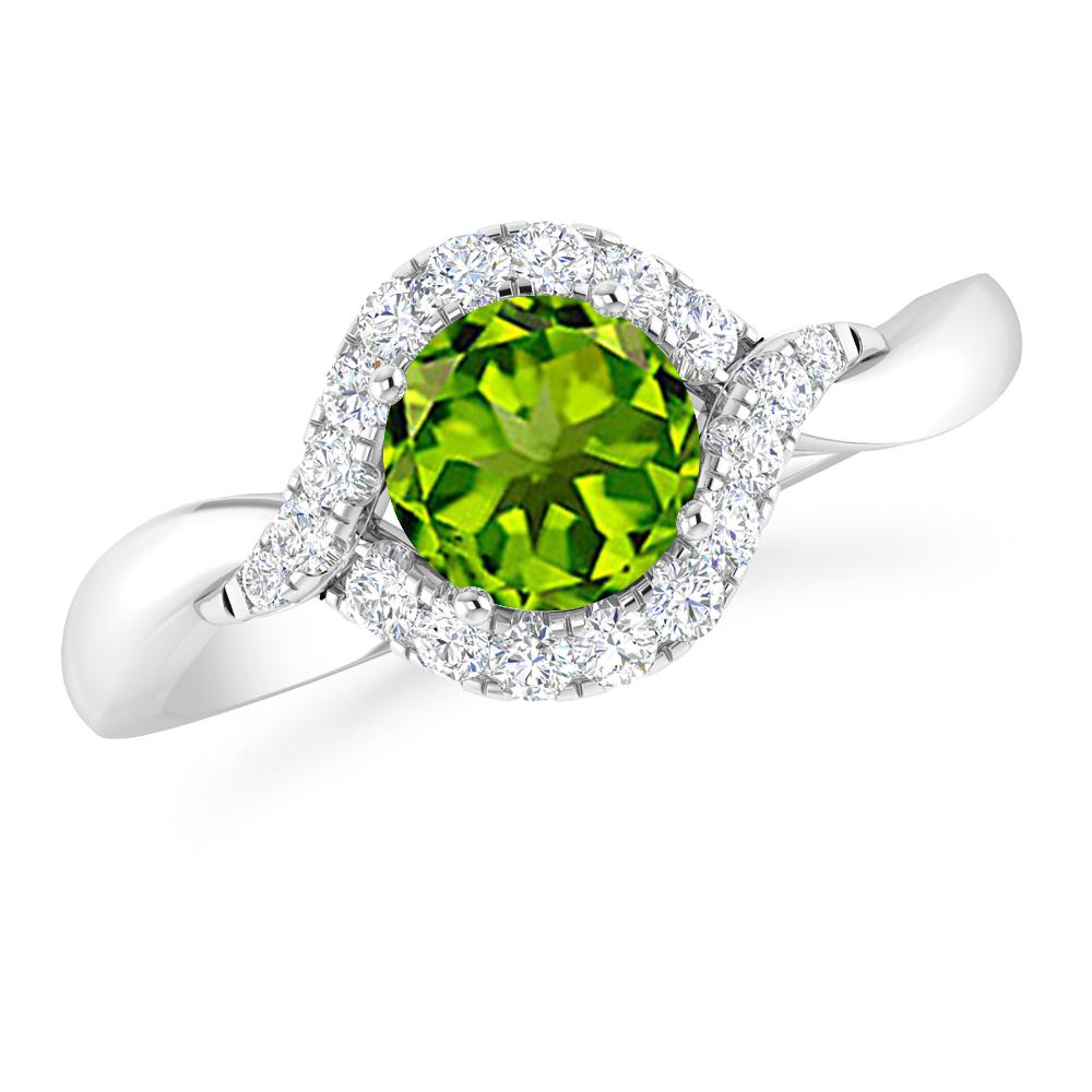 White Gold - Peridot