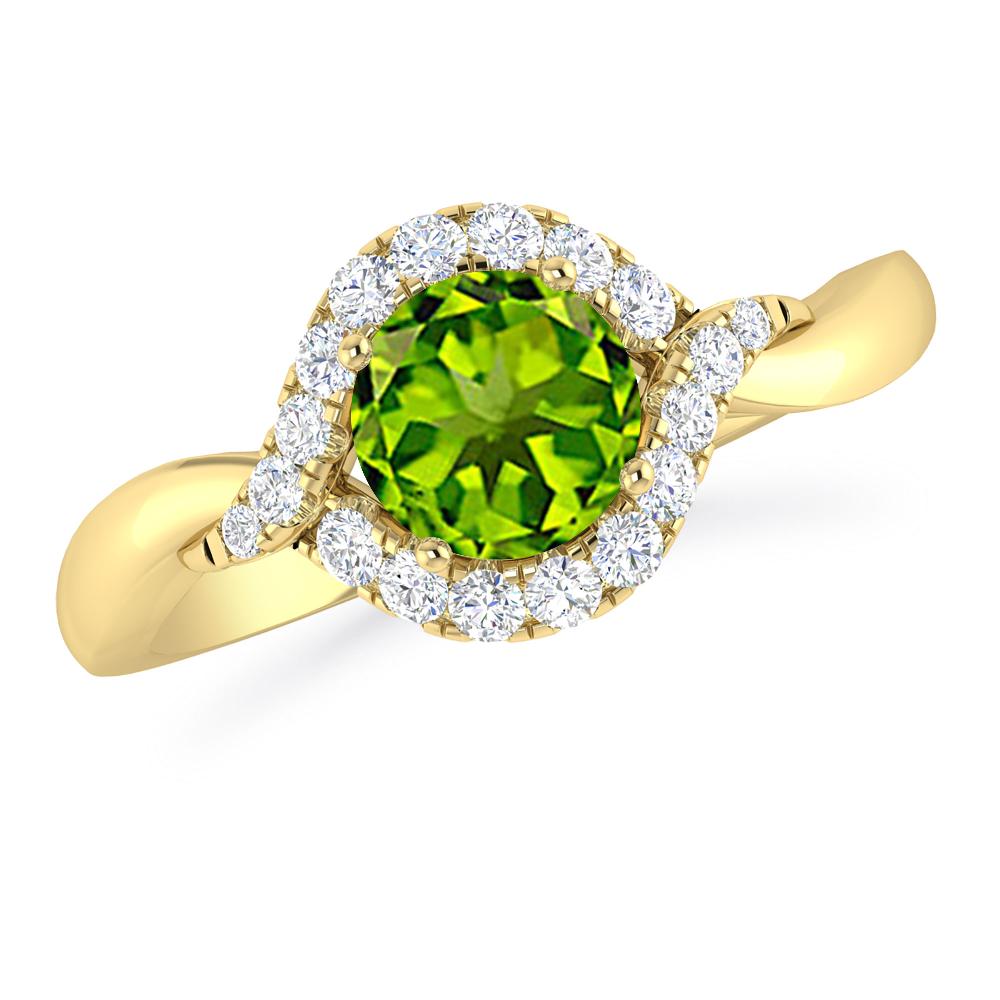 Yellow Gold - Peridot