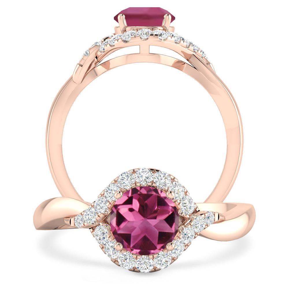 Rose Gold - Pink Tourmaline