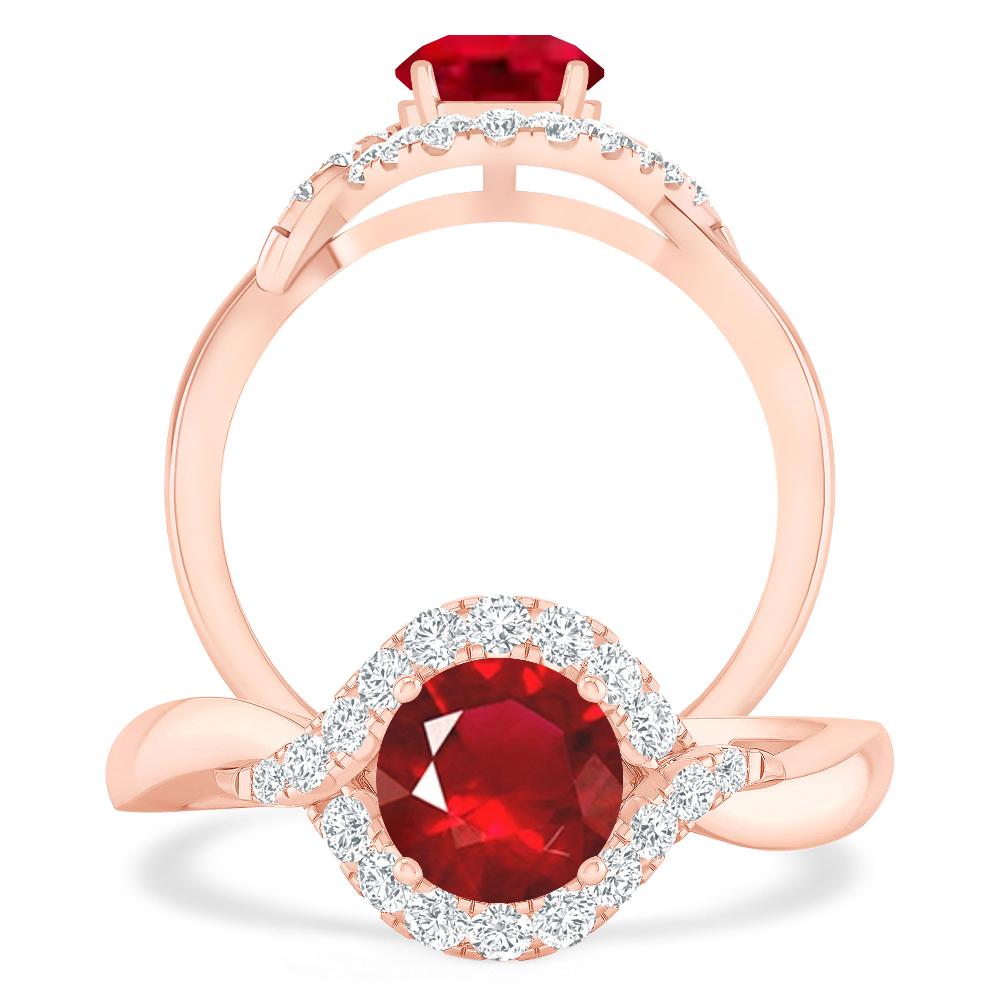 Rose Gold - Ruby