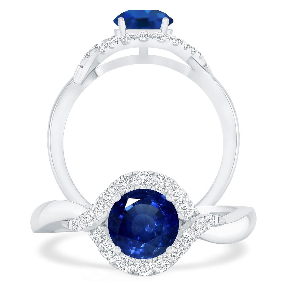 White Gold - Sapphire