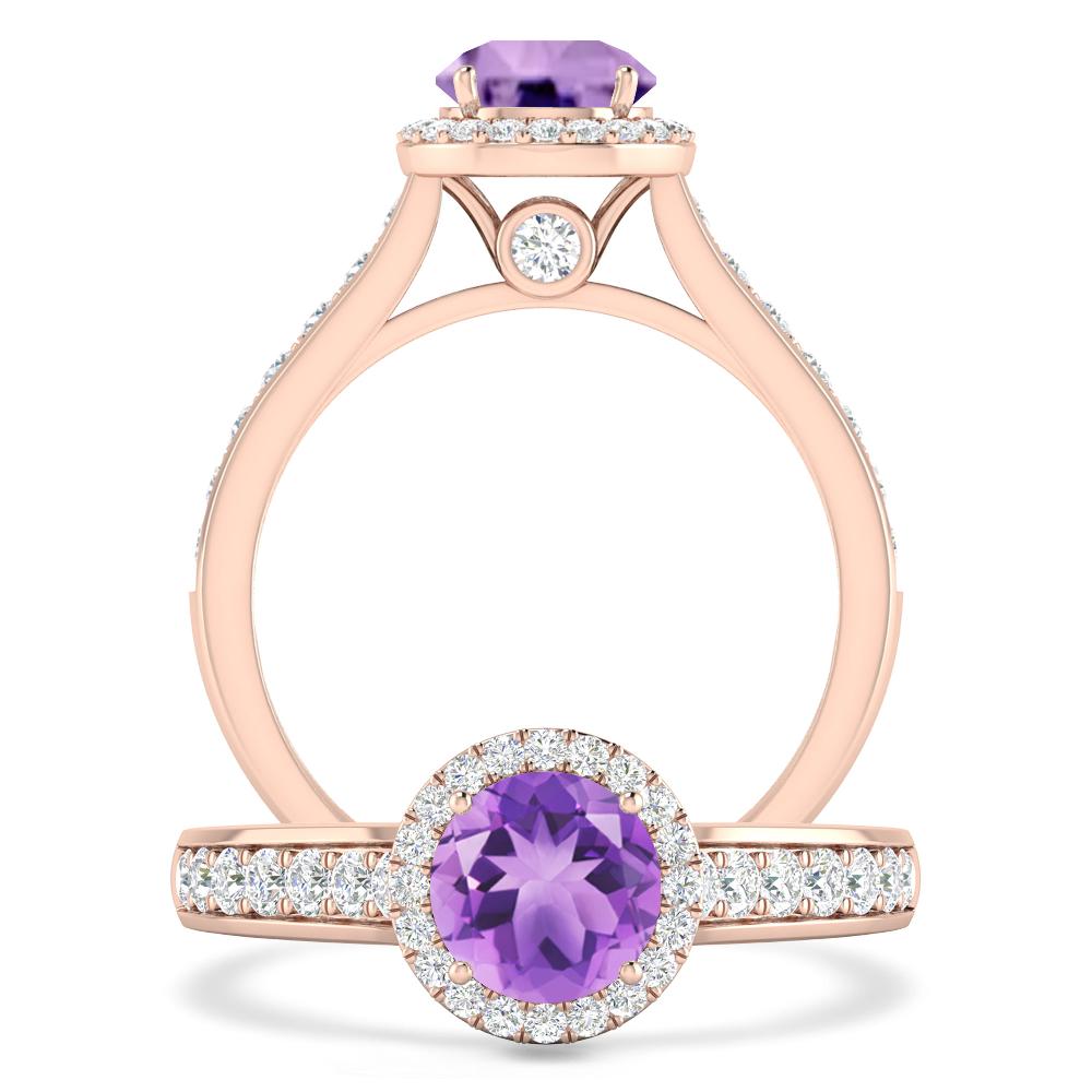 Rose Gold - Amethyst