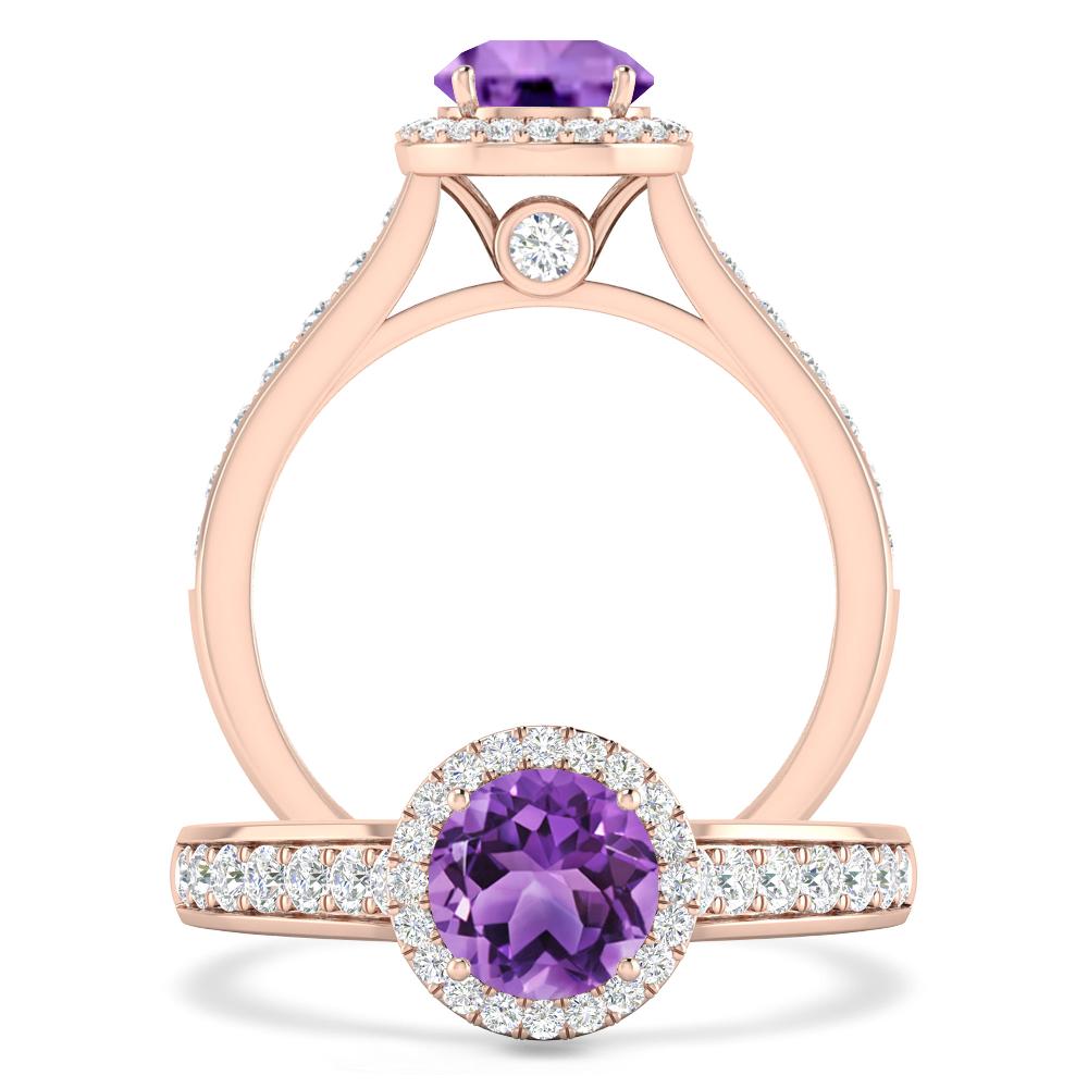 Rose Gold - Amethyst