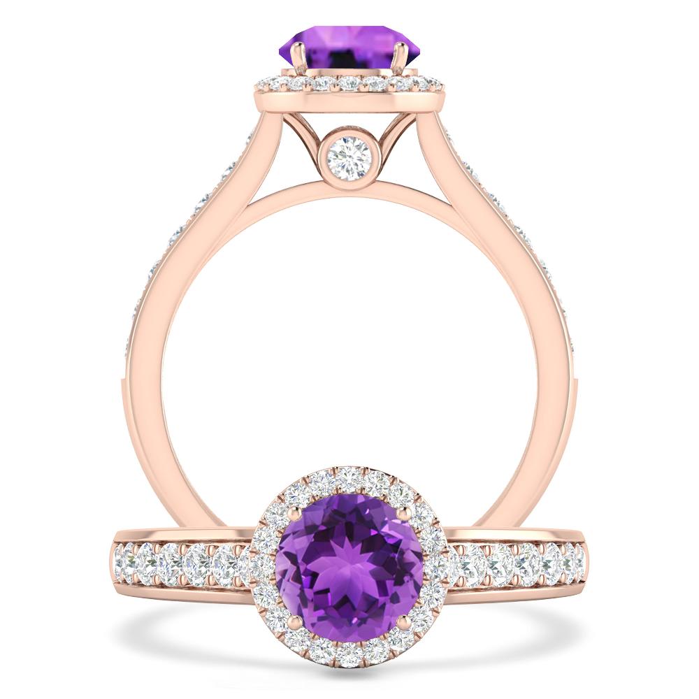 Rose Gold - Amethyst