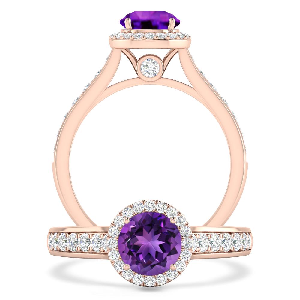 Rose Gold - Amethyst