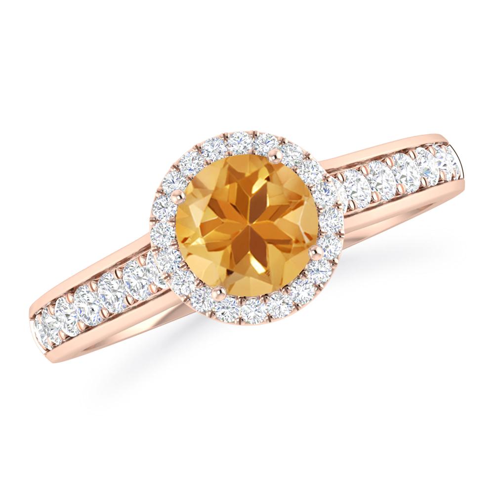 Rose Gold - Citrine