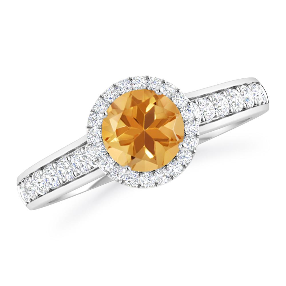 White Gold - Citrine