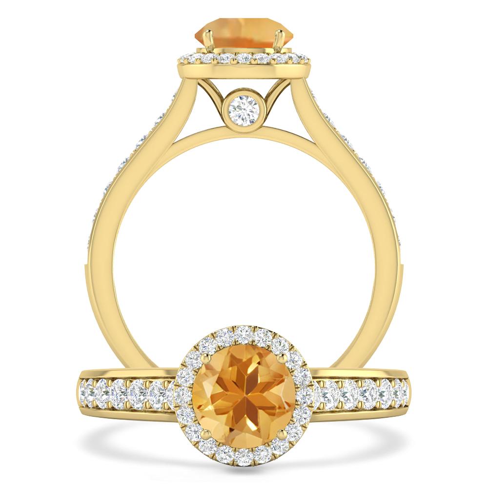 Yellow Gold - Citrine