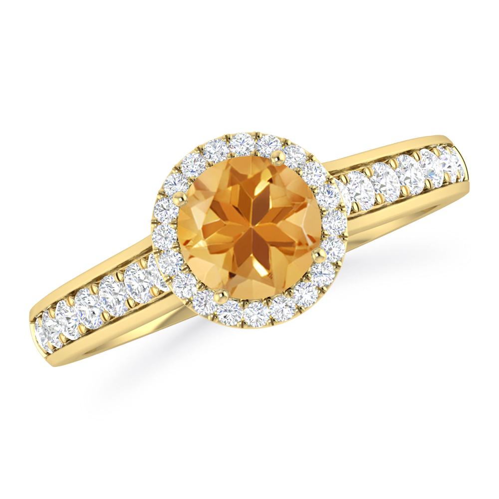 Yellow Gold - Citrine