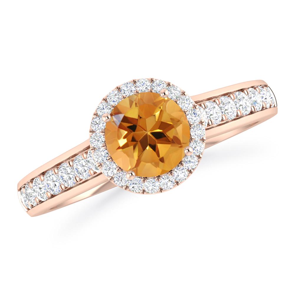 Rose Gold - Citrine