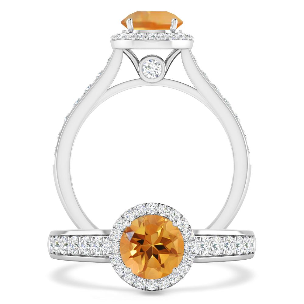 White Gold - Citrine