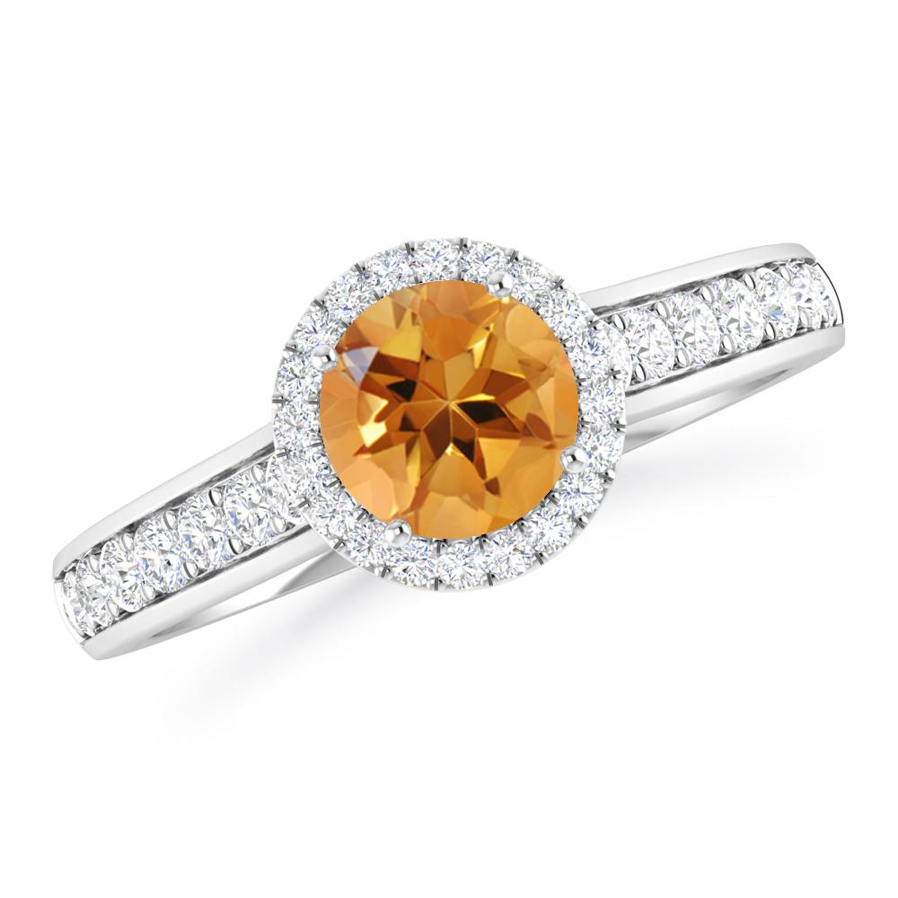 White Gold - Citrine