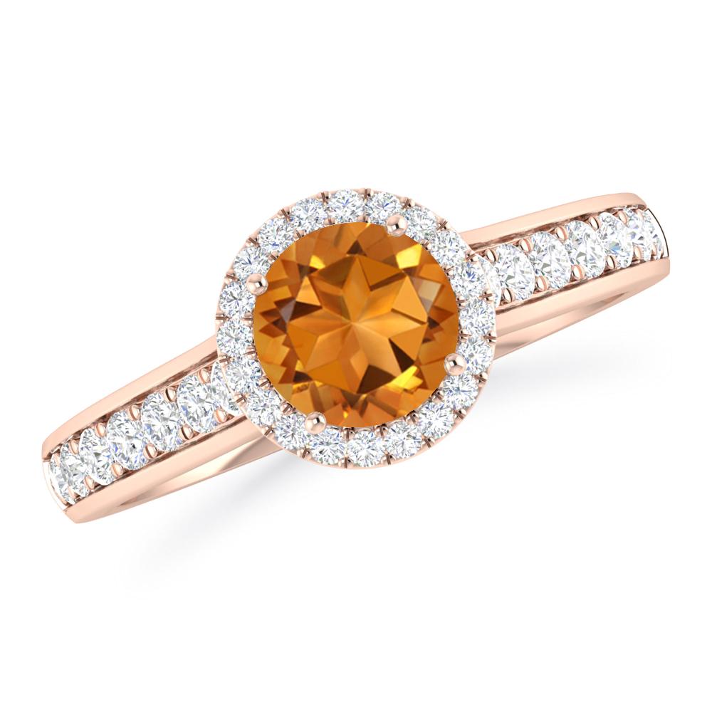 Rose Gold - Citrine