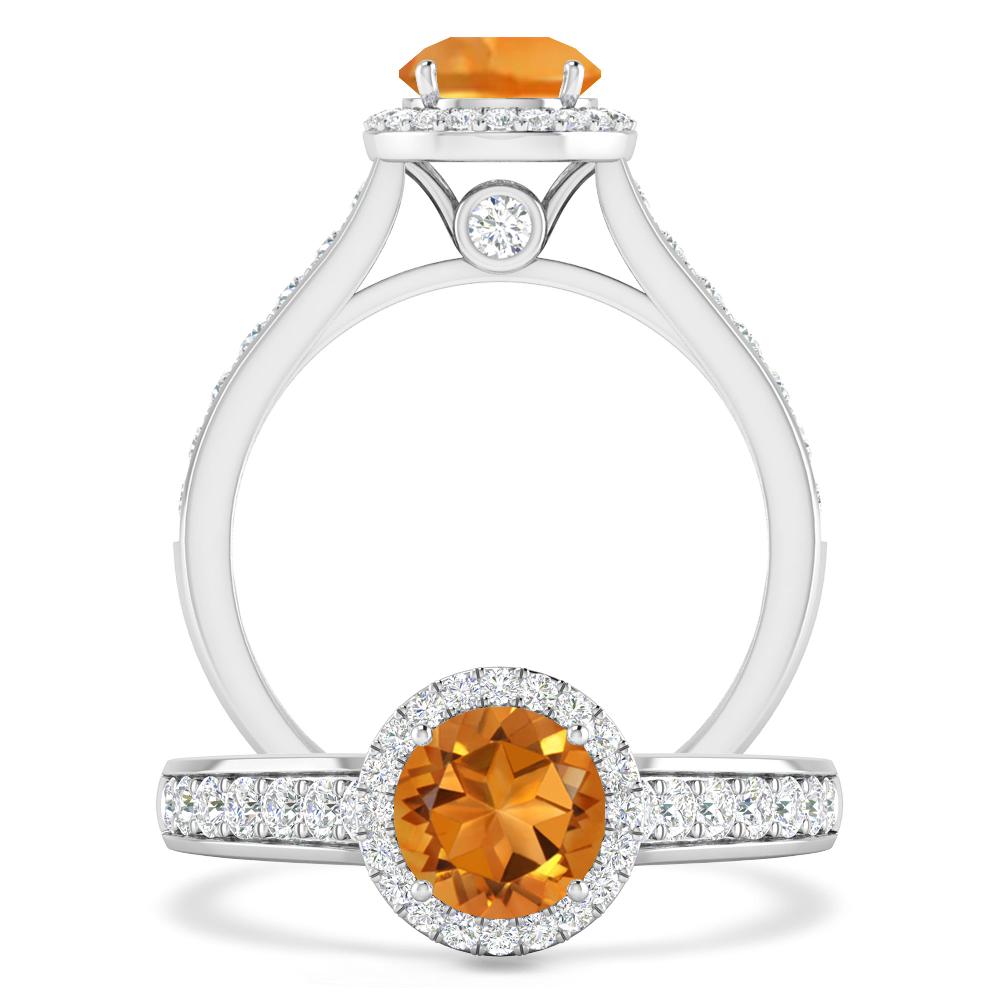 White Gold - Citrine