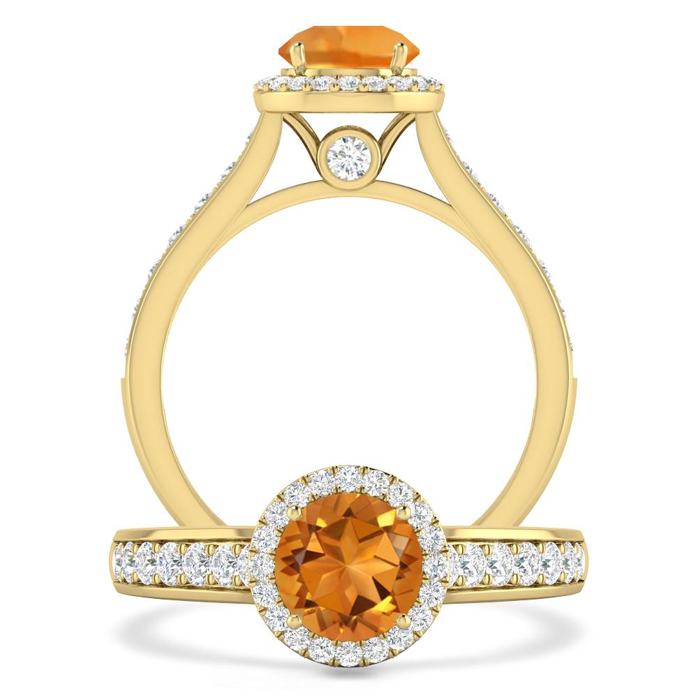 Yellow Gold - Citrine