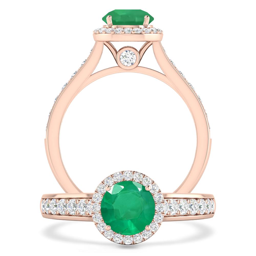 Rose Gold - Emerald