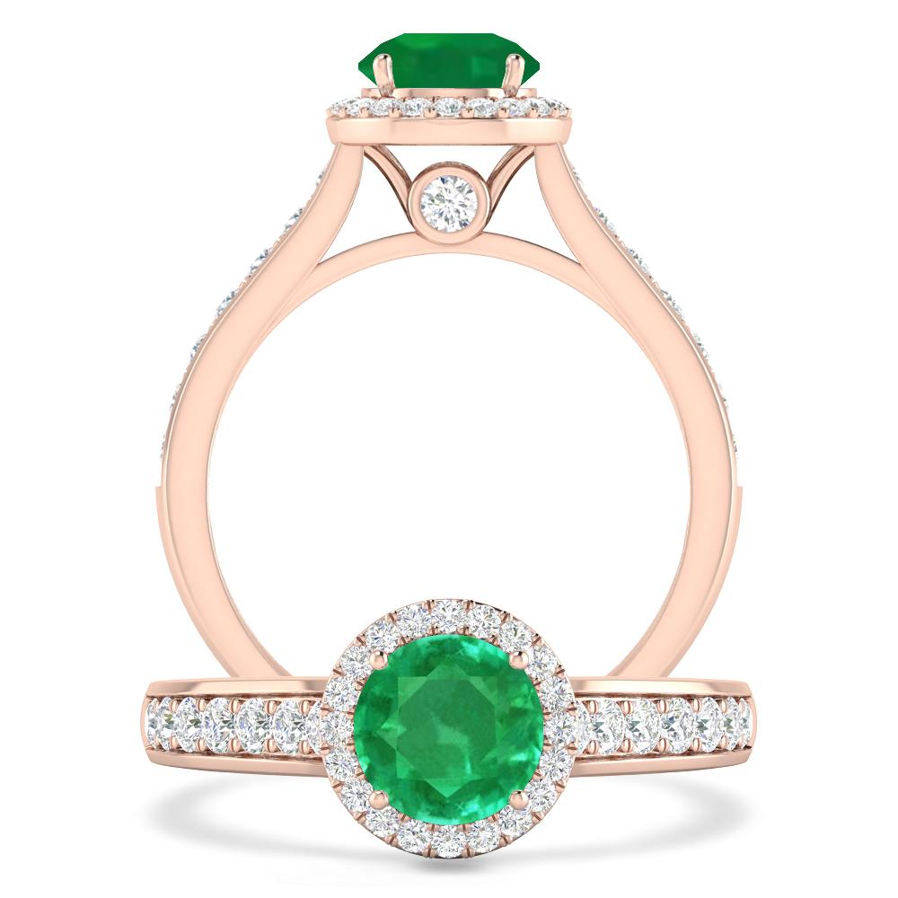 Rose Gold - Emerald