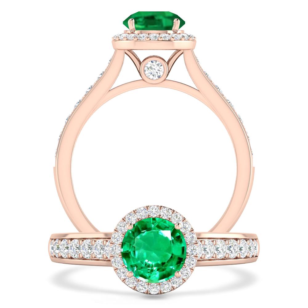 Rose Gold - Emerald