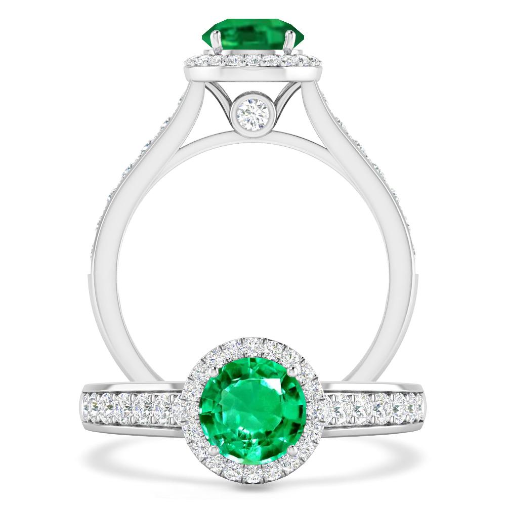 White Gold - Emerald