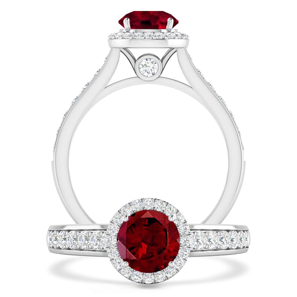 White Gold - Garnet