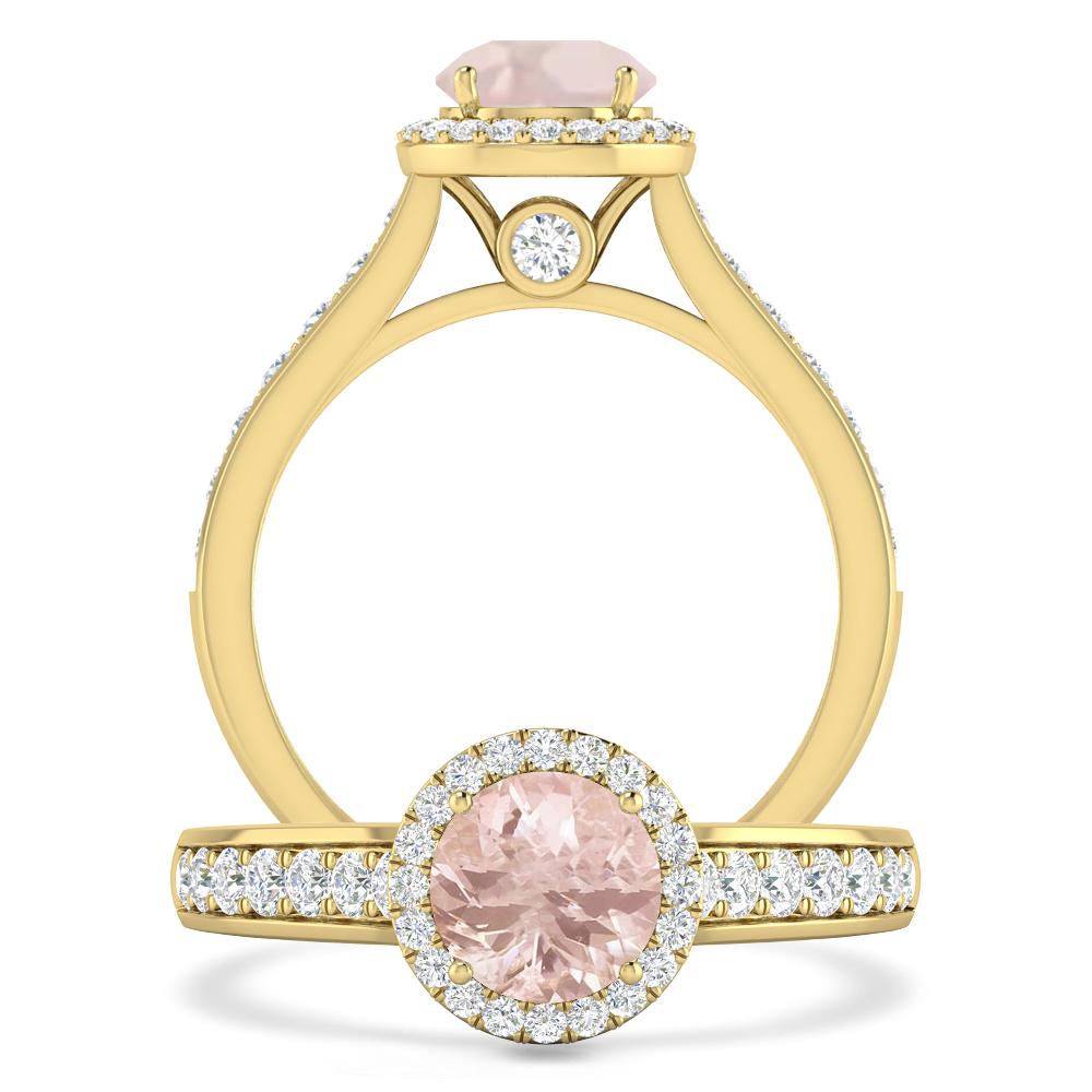 Yellow Gold - Morganite