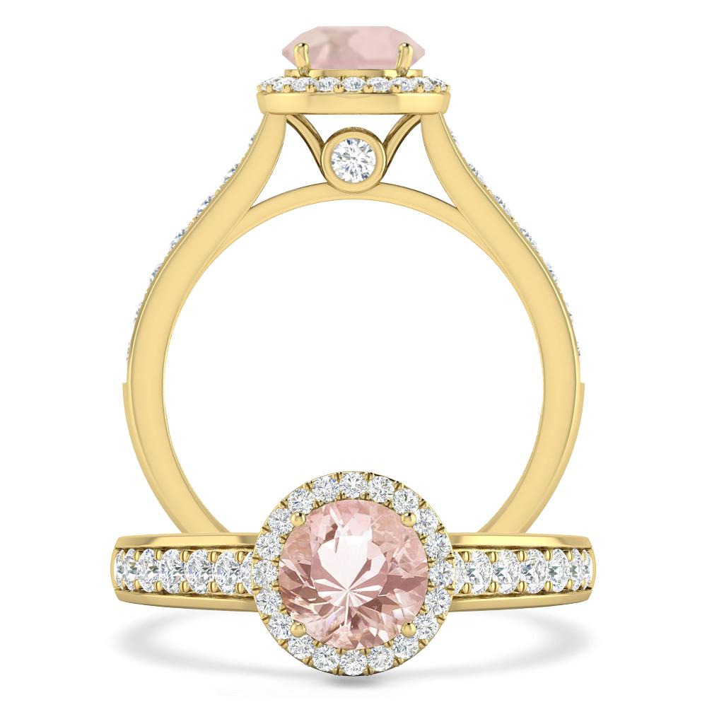 Yellow Gold - Morganite