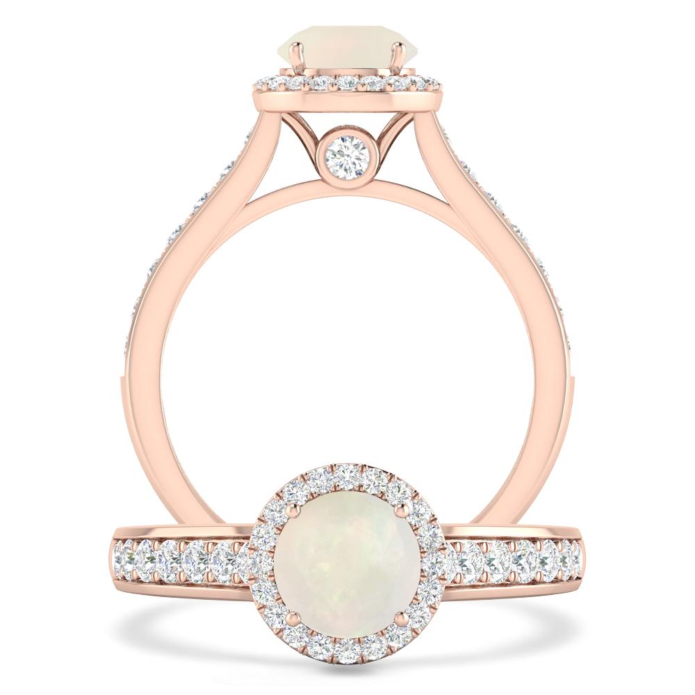 Rose Gold - Opal