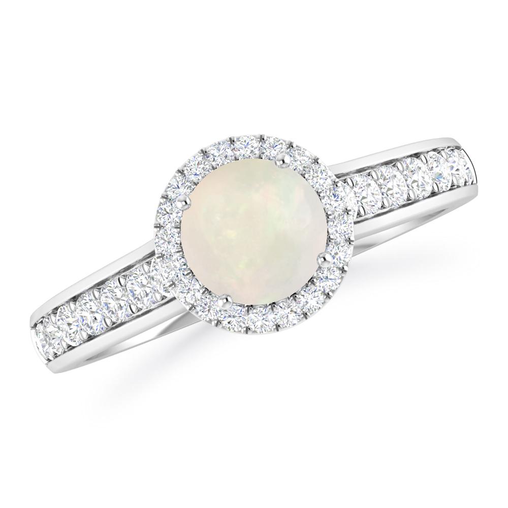 White Gold - Opal