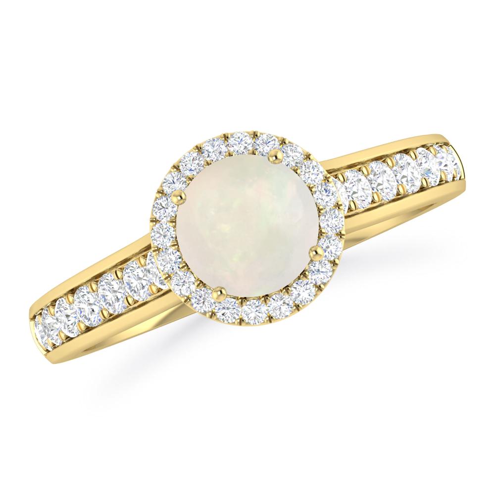 Yellow Gold - Opal