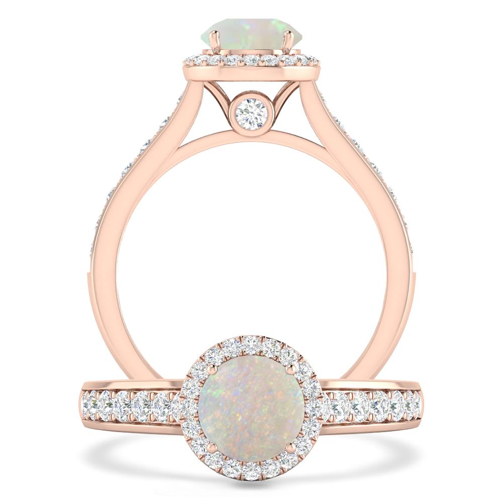 Rose Gold - Opal