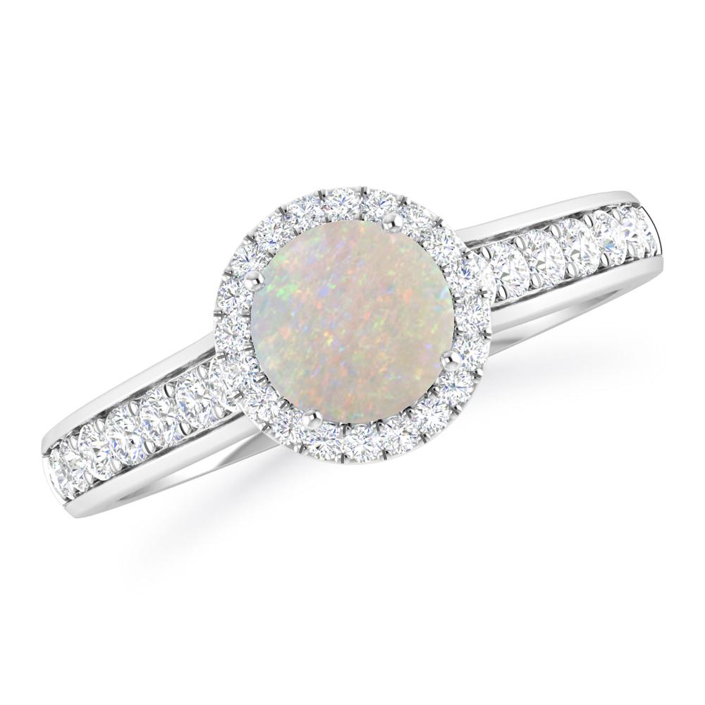 White Gold - Opal