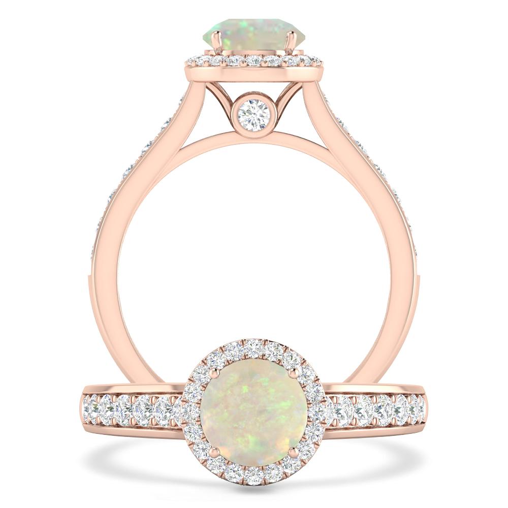 Rose Gold - Opal