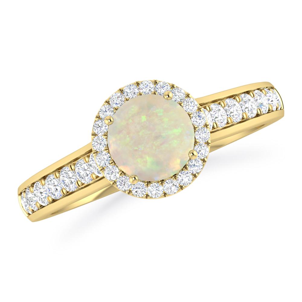 Yellow Gold - Opal