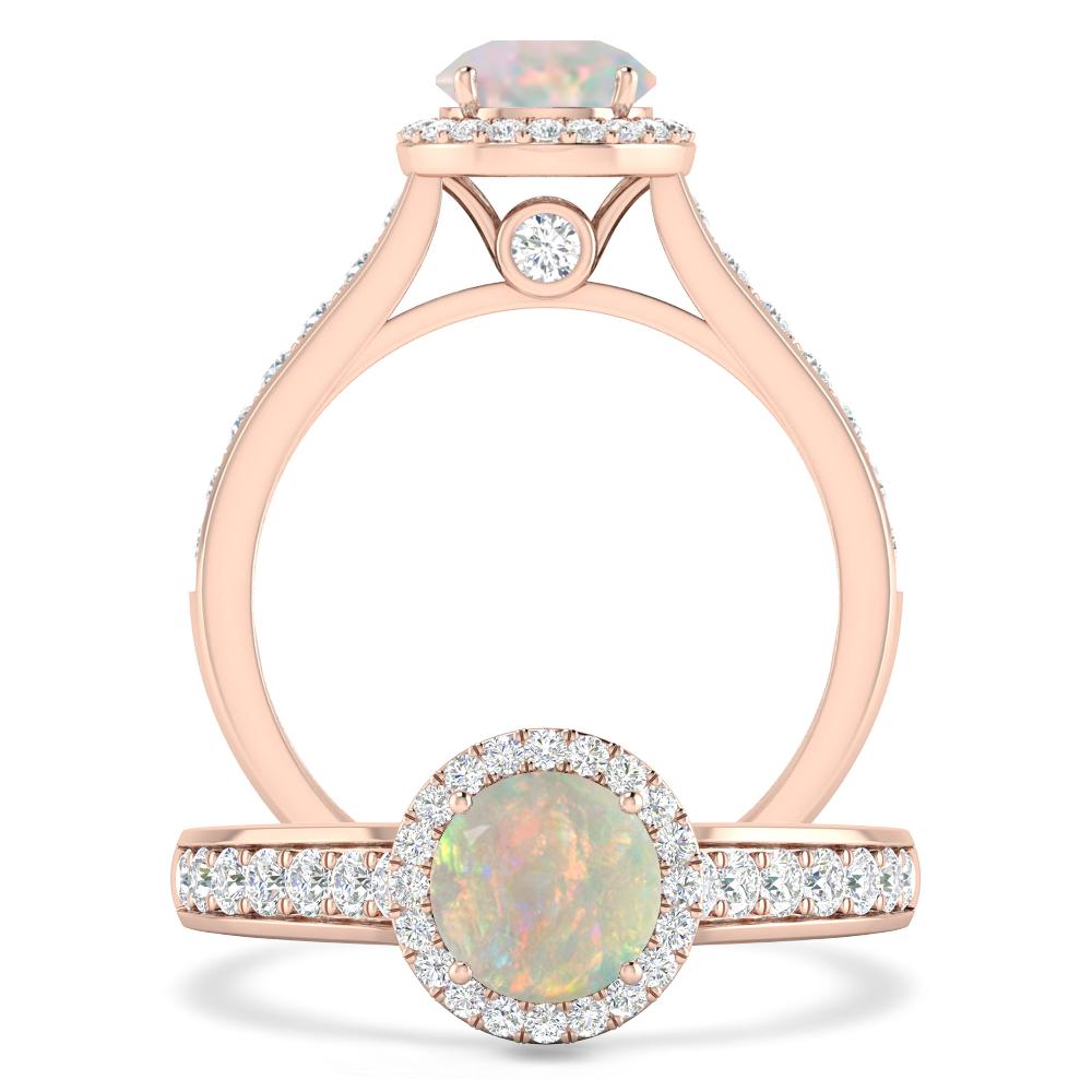 Rose Gold - Opal