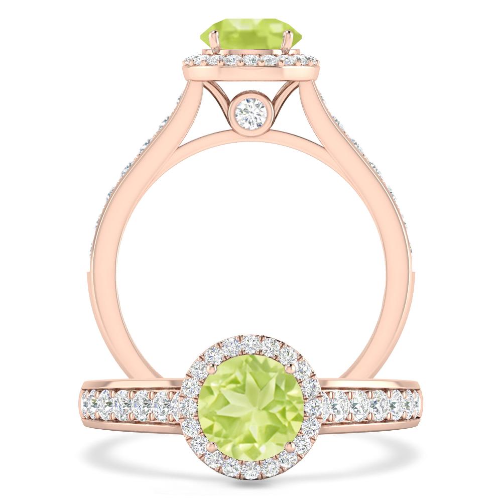 Rose Gold - Peridot