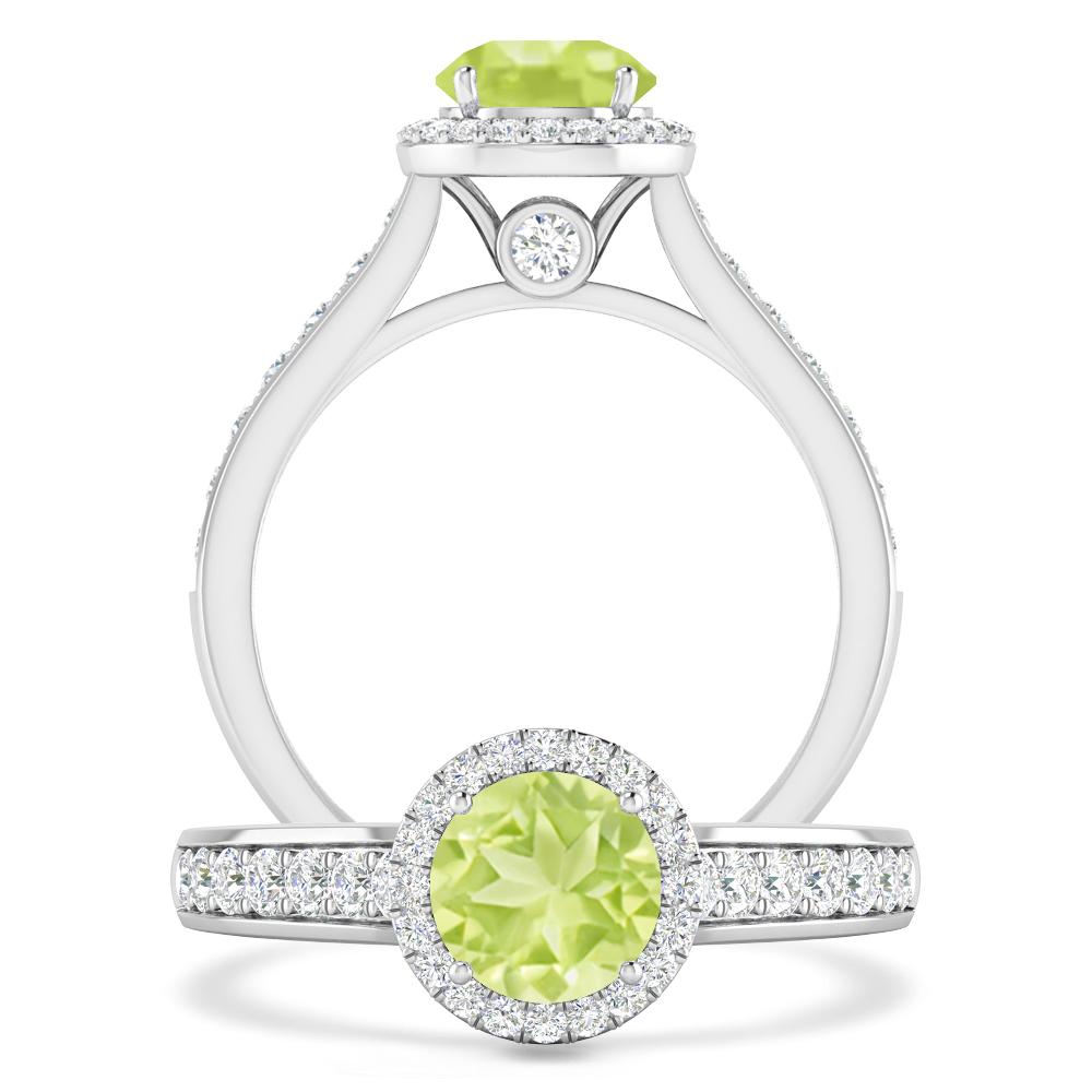 White Gold - Peridot